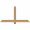 Ekena Millwork Eugene Smooth Timber Gable Bracket, Western Red Cedar, 48"W x 26"H x 3 1/2"D x 3 1/2"F, 13/12 Pitch GBW048X26X0404EUG00SWR - alternate 1